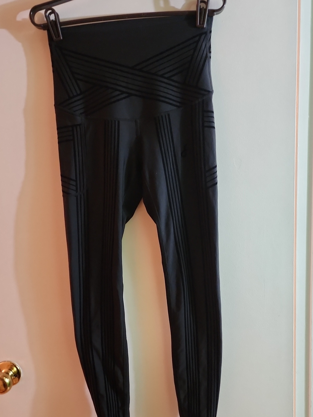 Fanka Poweband Resistance High-Waist Black Sculpting Leggings